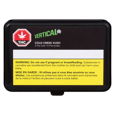 VERTICAL CANNABIS KENT COUNTY KUSH (IND) PRE-ROLL - 0.5G X 5