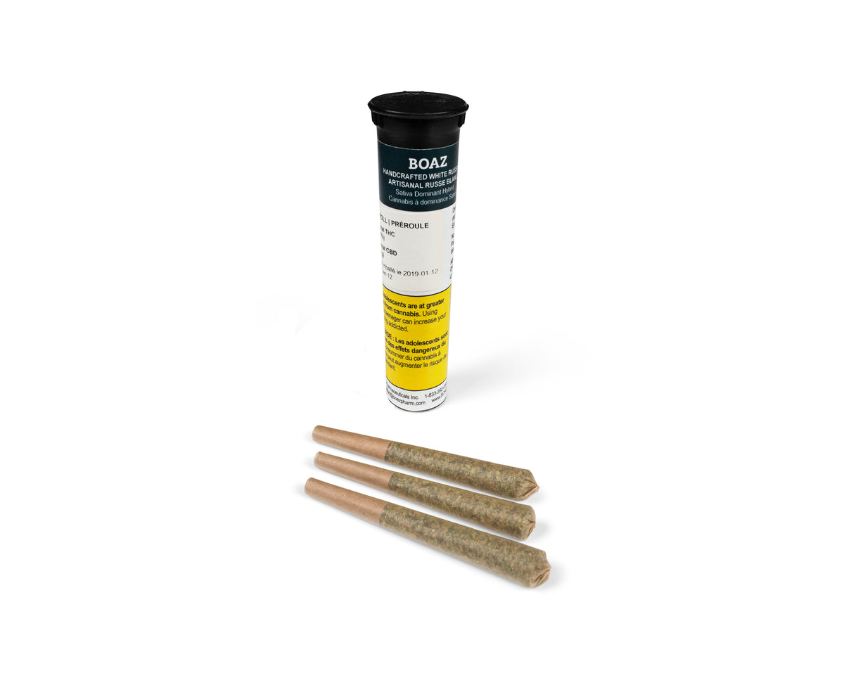 BOAZ WHITE RUSSIAN (H) PRE-ROLL - 0.5G X 3