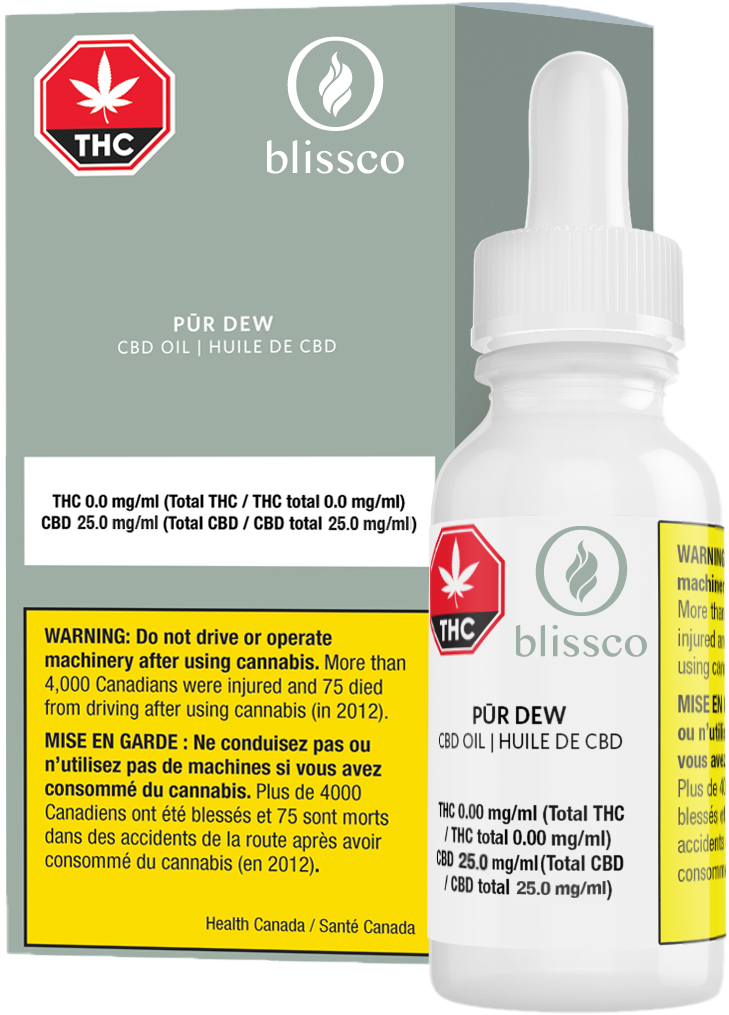 BLISSCO PUR DEW CBD (H) OIL - 30ML