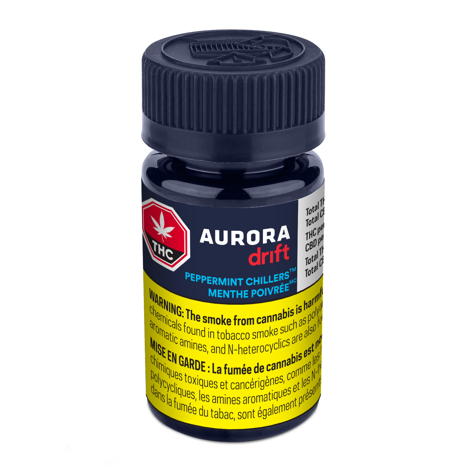 AURORA DRIFT CHILL PEPPERMINT (S) MINT - 2MG THC X 5