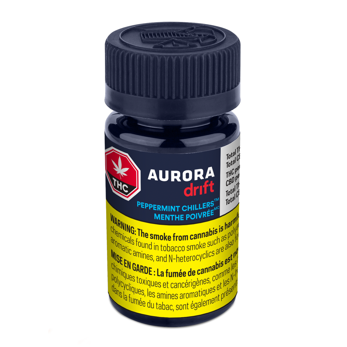 AURORA DRIFT CHILL PEPPERMINT (S) MINT - 2MG THC X 5