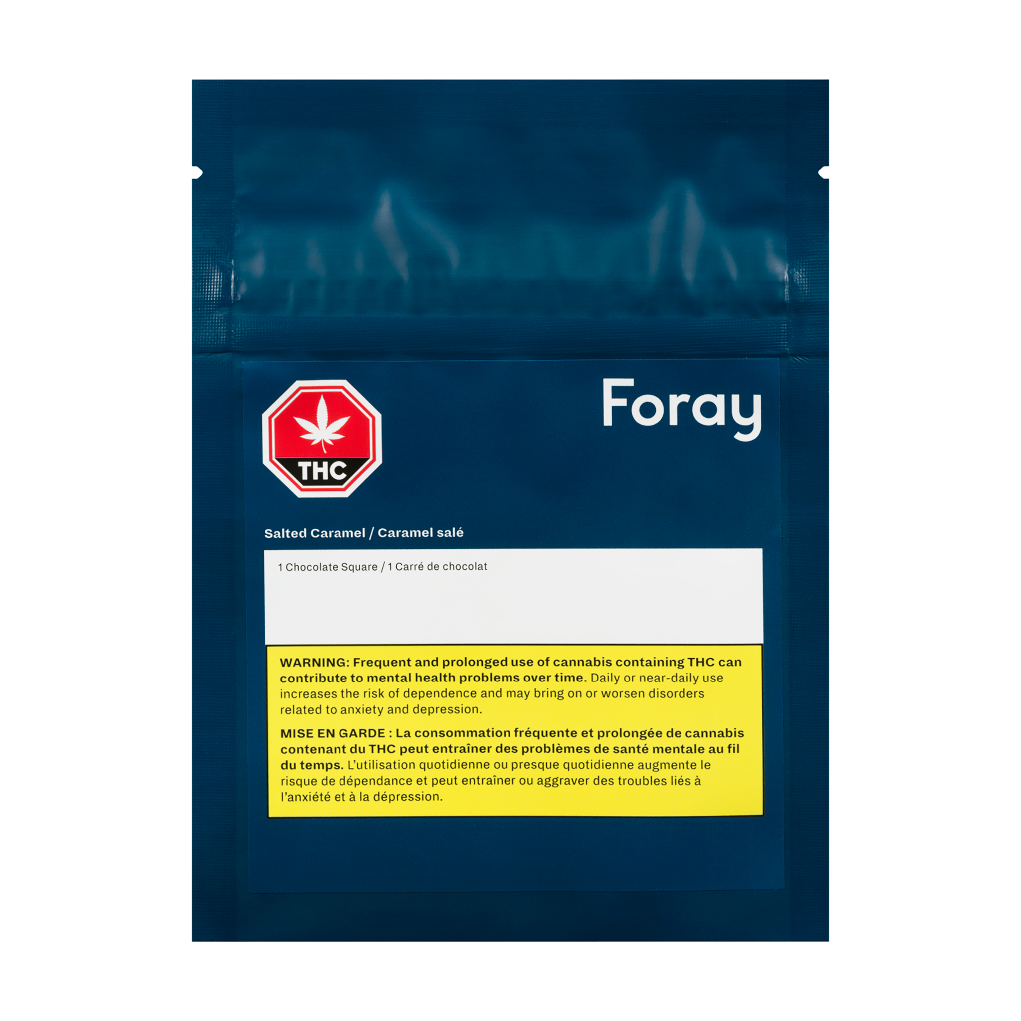 FORAY SALTED CARAMEL (H) CHOC - 10MG THC : 10MG CBD X 1