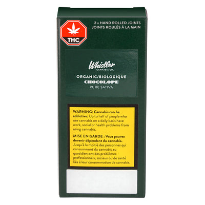 WHISTLER CANNABIS CHOCOLOPE (S) PRE-ROLL - 0.5G X 2