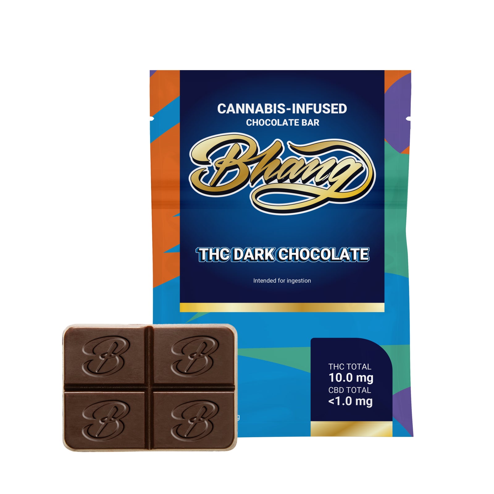 Value Buds - BHANG DARK CHOCOLATE (H) CHOC - 10MG THC X 1 - Bhang