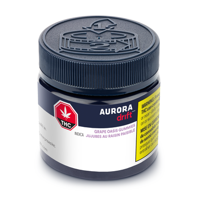 AURORA DRIFT GRAPE (IND) CHEW - 2MG THC X 5