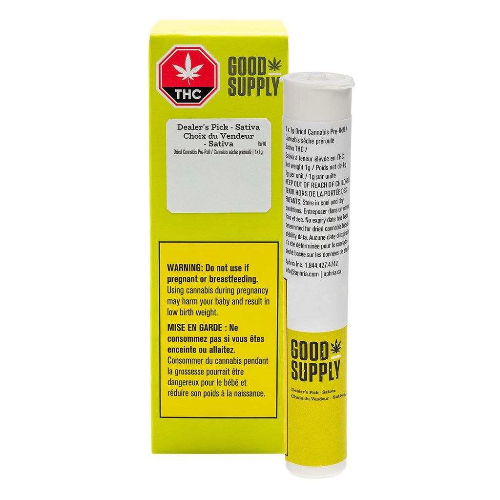 GOOD SUPPLY GROWERS CHOICE SATIVA (S) PRE-ROLL - 1G X 1