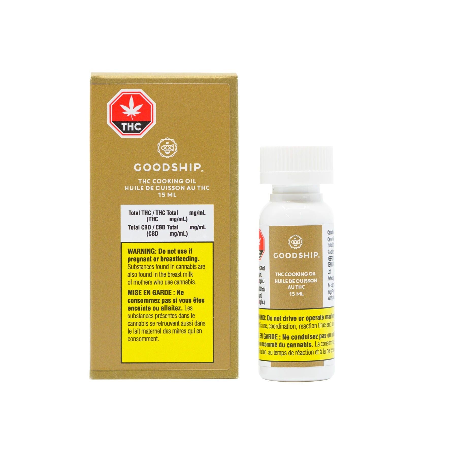 GOODSHIP COOKING OIL (H) THC OIL - 15ML
