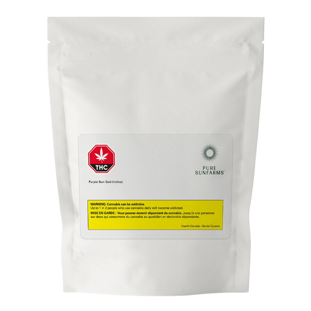 PURE SUNFARMS PURPLE SUN GOD (IND) DRIED - 3.5G