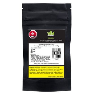 REDECAN COLD CREEK KUSH (H) PRE-ROLL - 0.35G X 10