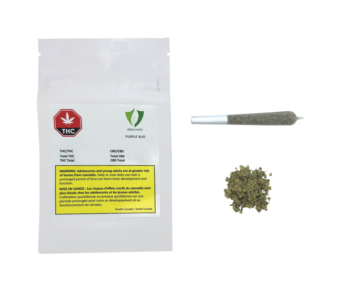 ABBA MEDIX PURPLE BUD (IND) PRE-ROLL - 0.5G X 1