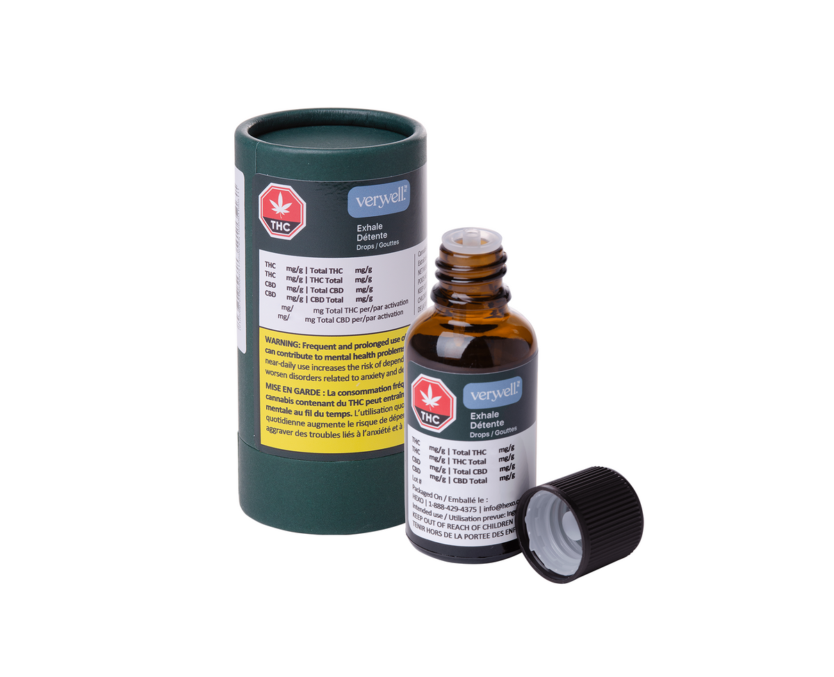 VERYVELL EXHALE CBD DROPS (H) OIL - 30ML