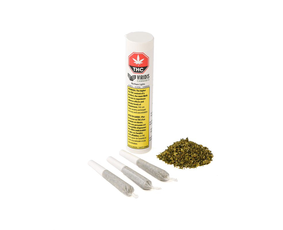 VIRIDIS NORTHERN LIGHTS (IND) PRE-ROLL - 0.5G X 3