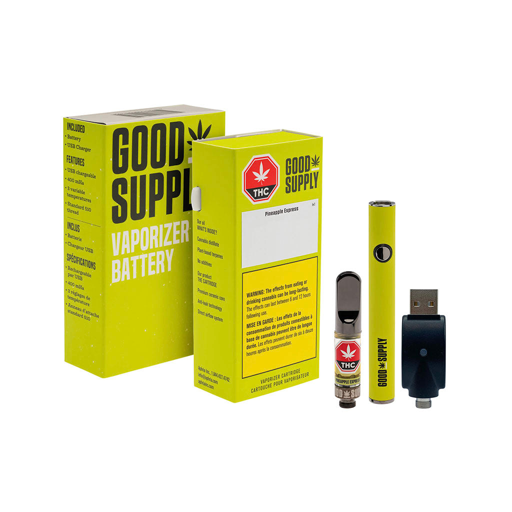 GOOD SUPPLY PINEAPPLE EXPRESS (H) 510 STARTER PACK - 0.5G