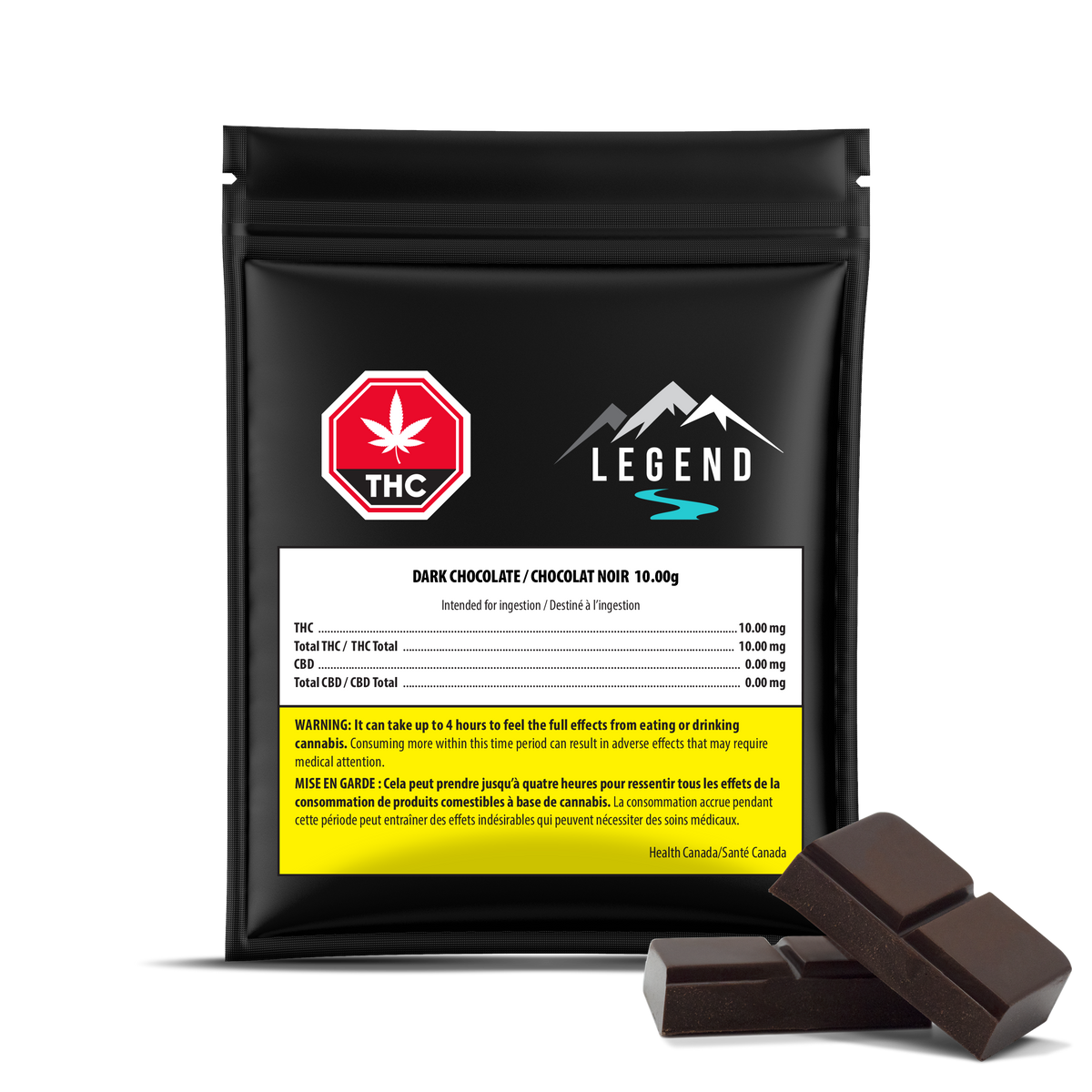 LEGEND DARK CHOCOLATE (H) CHOC - 10MG THC X 1