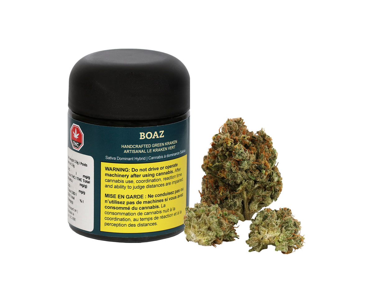 BOAZ GREEN KRAKEN (S) DRIED - 3.5G