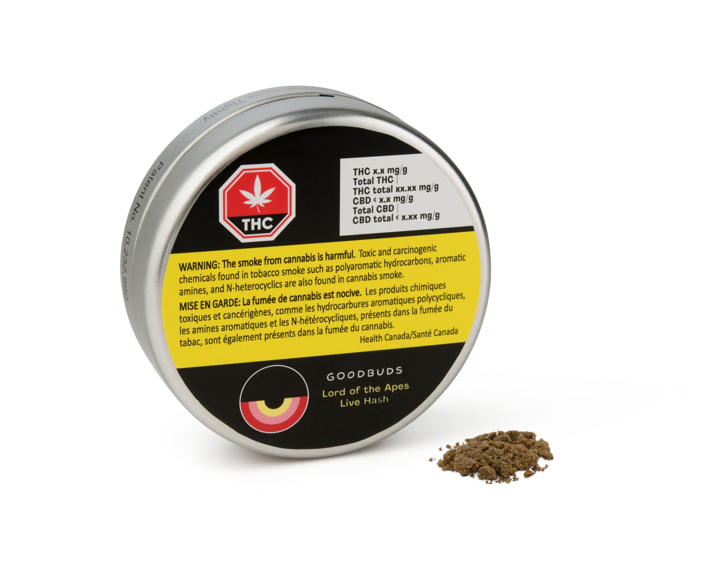 GOOD BUDS LORD OF THE APES (H) LIVE RESIN HASH - 0.5G