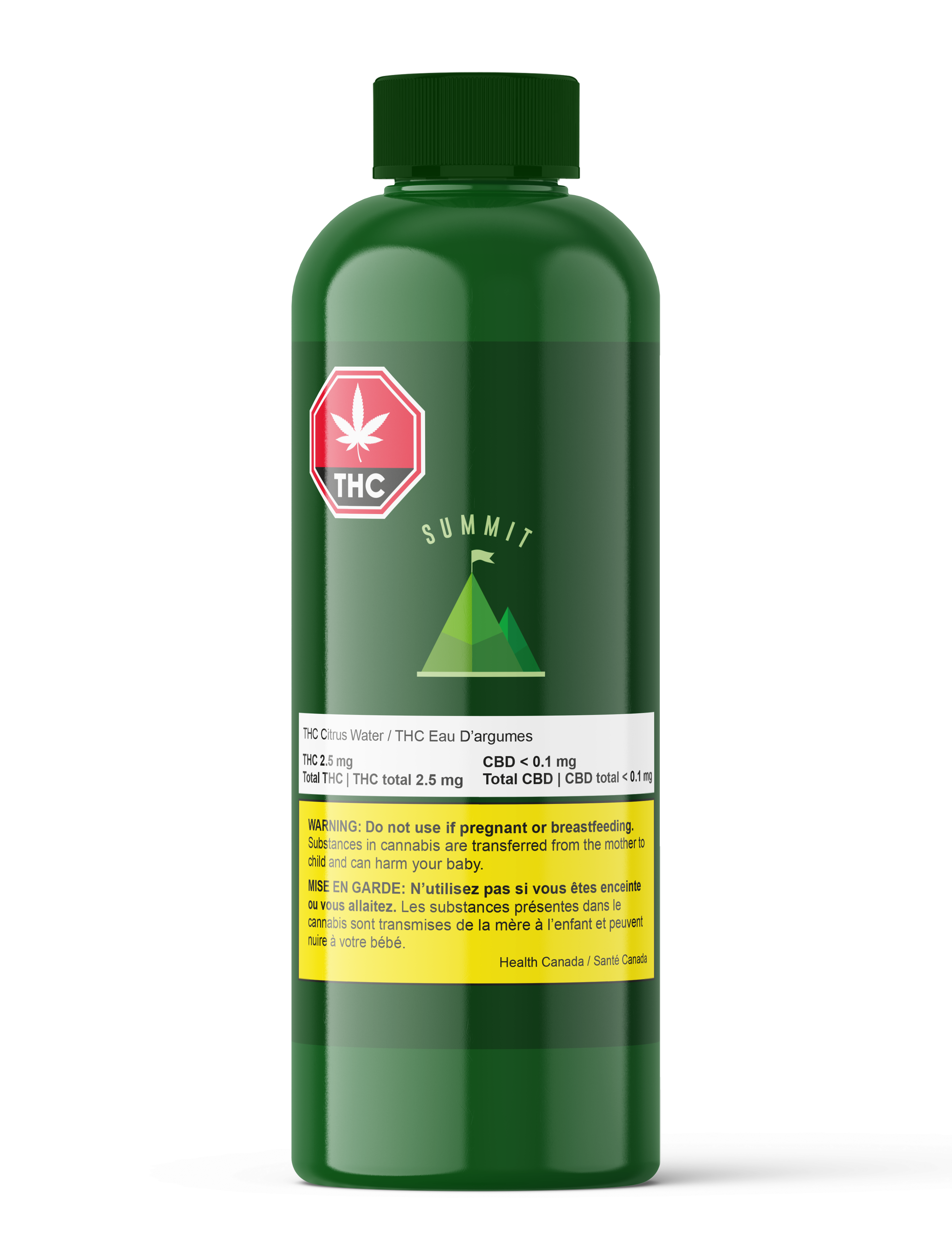 SUMMIT CITRUS WATER (H) BEV - 2.5MG THC X 355ML