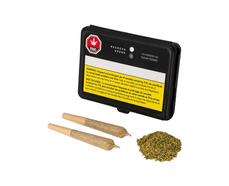 MUSKOKA GLUEBERRY OG (H) PRE-ROLL - 0.5G X 2