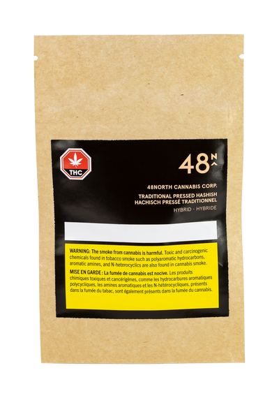 48NORTH TRADITIONAL PRESSED HASHISH (H) HASH - 1G