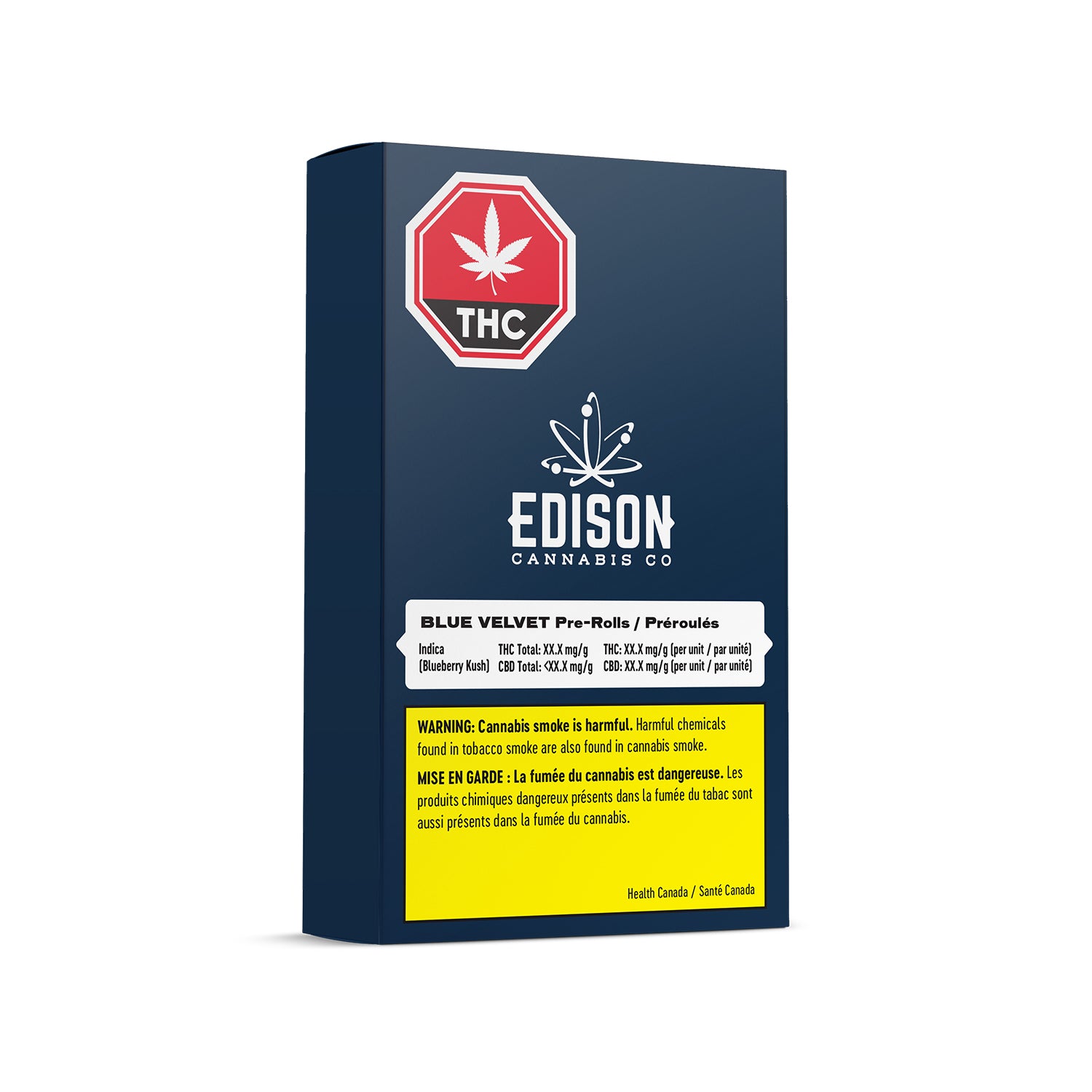 EDISON BLUE VELVET (IND) PRE-ROLL - 0.5G X 3