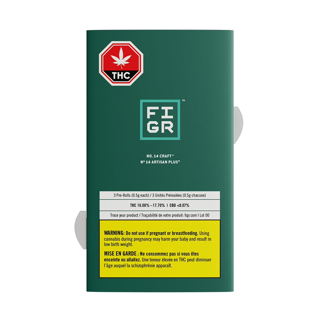 FIGR CRAFT NO. 14 (IND) PRE-ROLL - 0.5G X 3