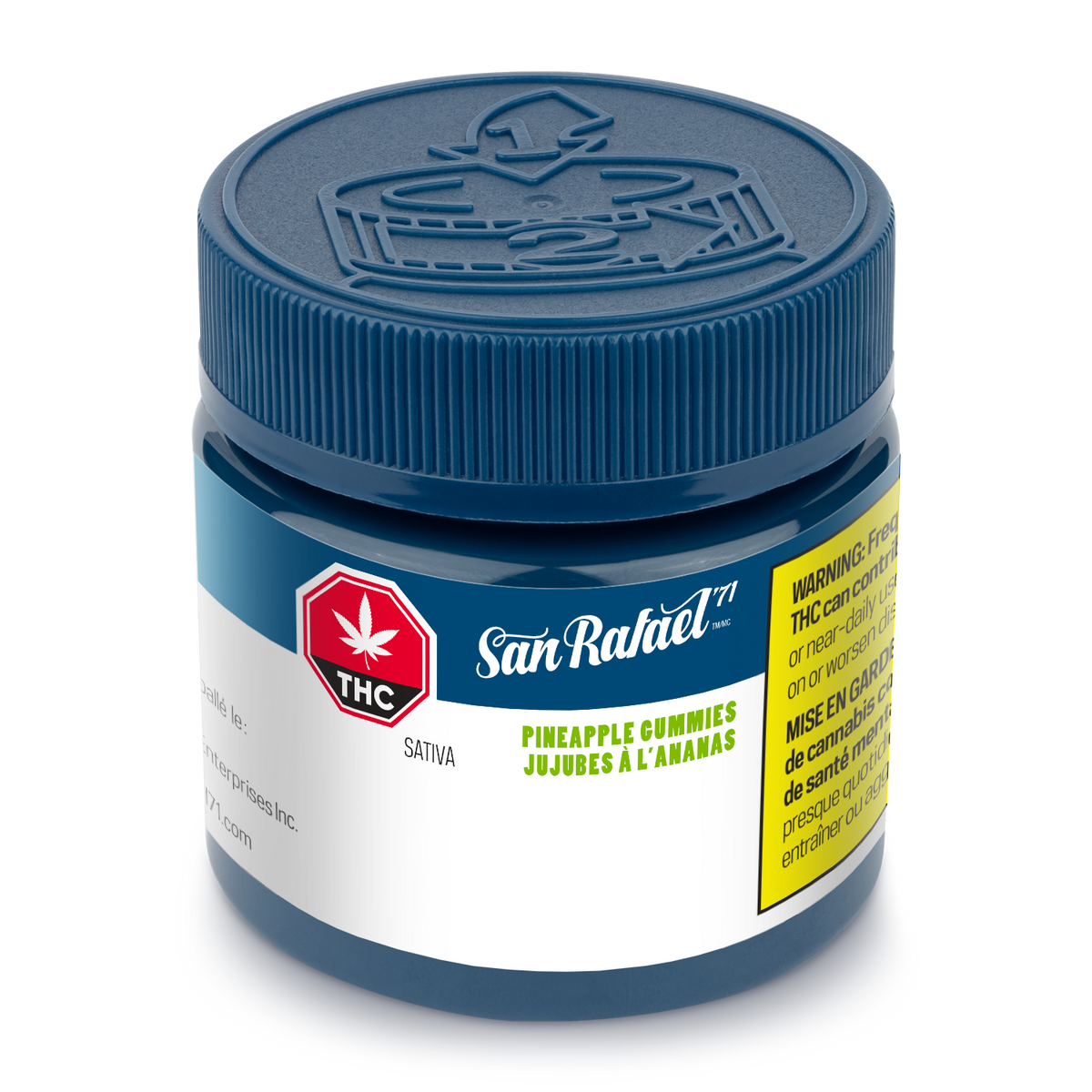 SAN RAFAEL 71 PINEAPPLE (S) CHEW - 2.5MG THC X 4