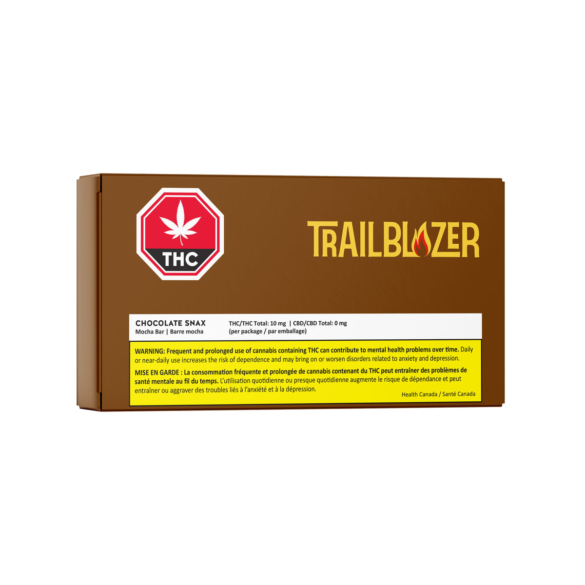 TRAILBLAZER SNAX MOCHA (H) CHOC - 2MG THC X 5