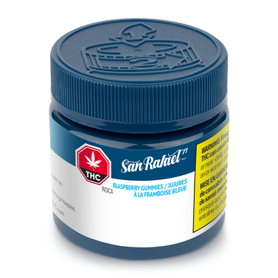 SAN RAFAEL 71 BLASPBERRY (IND) CHEW - 2.5MG THC X 4