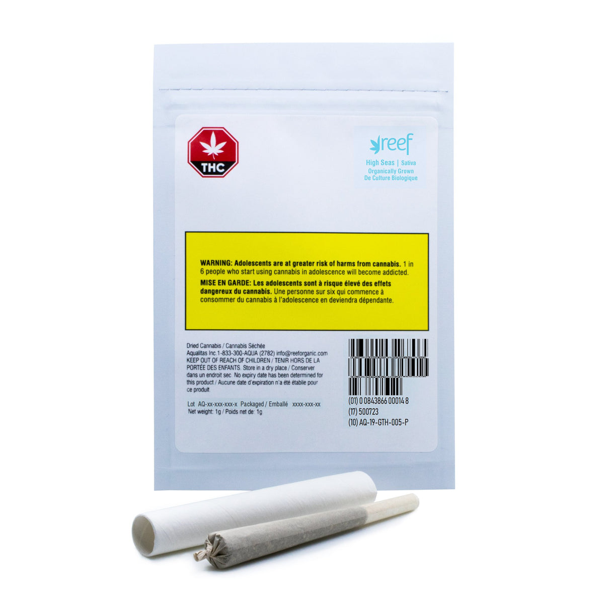 REEF HIGH SEAS (S) PRE-ROLL - 0.5G X 3