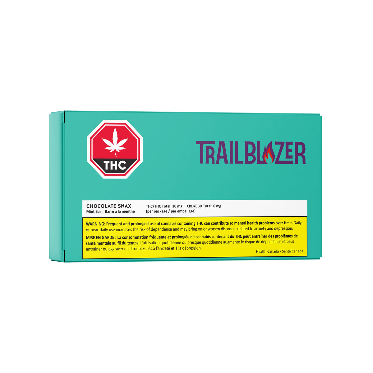 TRAILBLAZER SNAX MINT MILK CHOC (H) CHOC - 2MG THC X 5