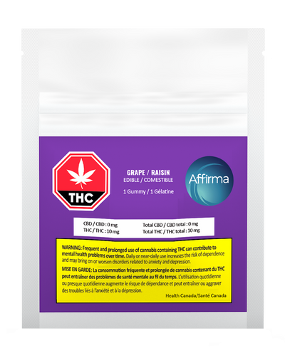 AFFIRMA GRAPE (H) CHEW - 10MG THC X 1