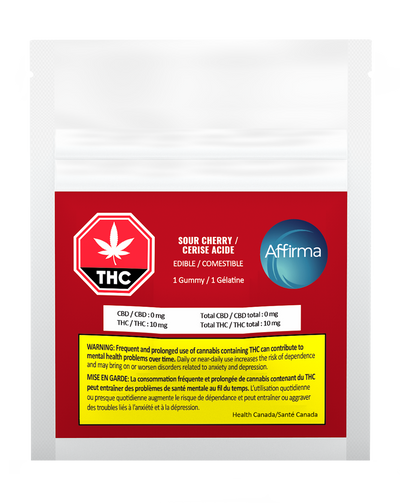 AFFIRMA SOUR CHERRY (H) CHEW - 10MG THC X 1