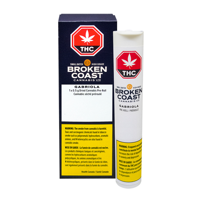 BROKEN COAST FROST MONSTER (GABRIOLA) (IND) PRE-ROLL 0.5G X1