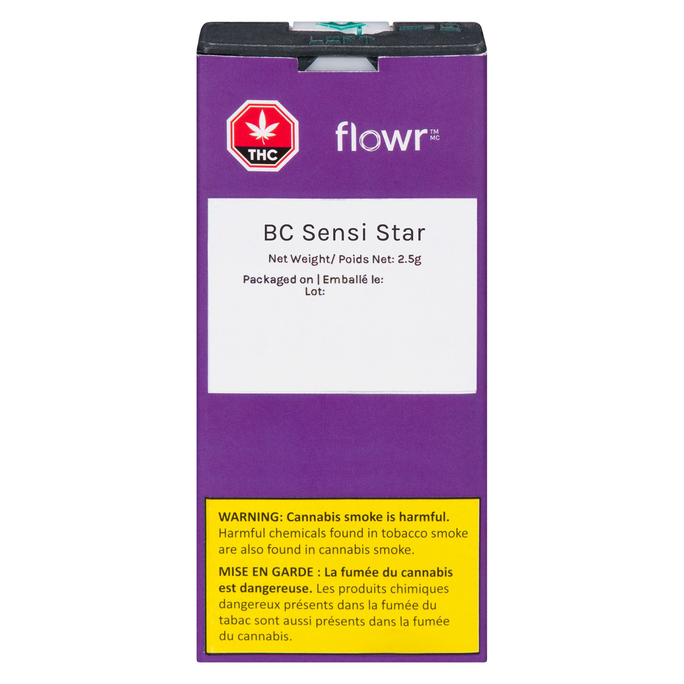 FLOWR BC SENSI STAR (IND) PRE-ROLLS - 0.5G X 1