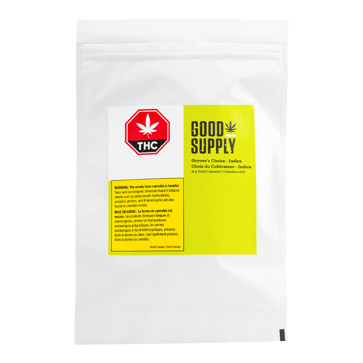 GOOD SUPPLY GROWER'S CHOICE INDICA (IND) DRIED - 15G