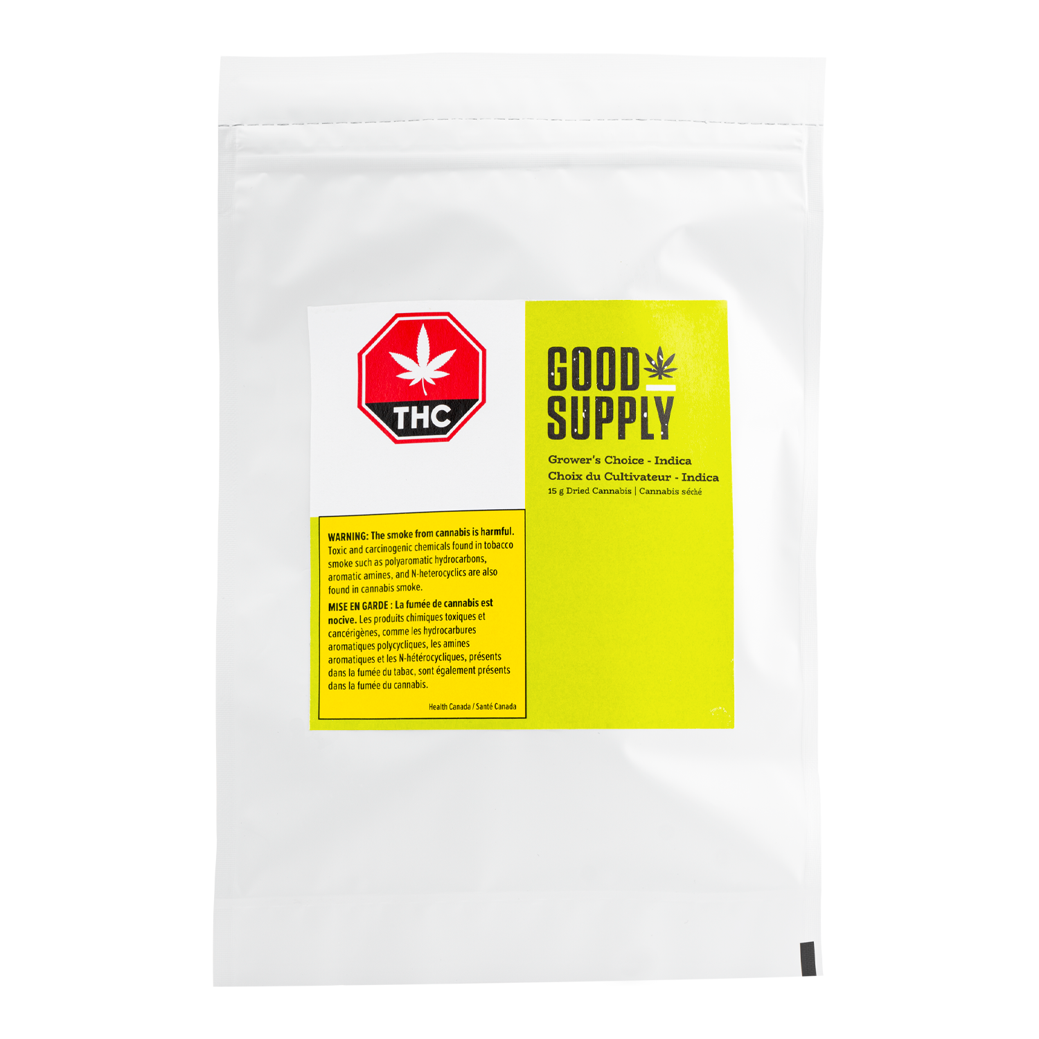 GOOD SUPPLY GROWER'S CHOICE INDICA (IND) DRIED - 15G