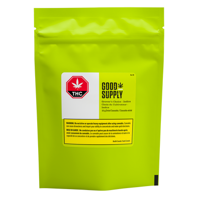 GOOD SUPPLY GROWER'S CHOICE INDICA (IND) DRIED - 3.5G