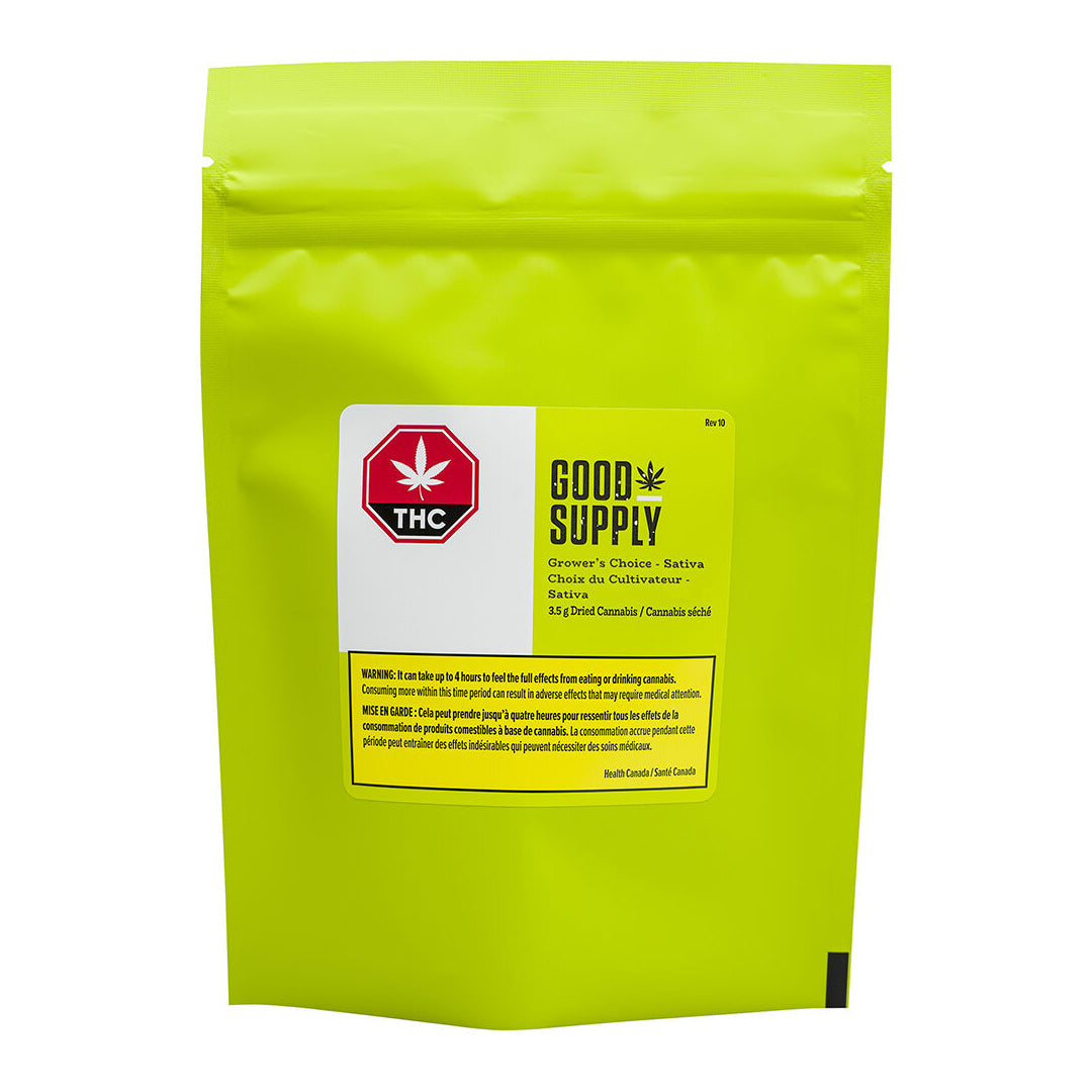 GOOD SUPPLY GROWER'S CHOICE SATIVA (S) DRIED - 3.5G
