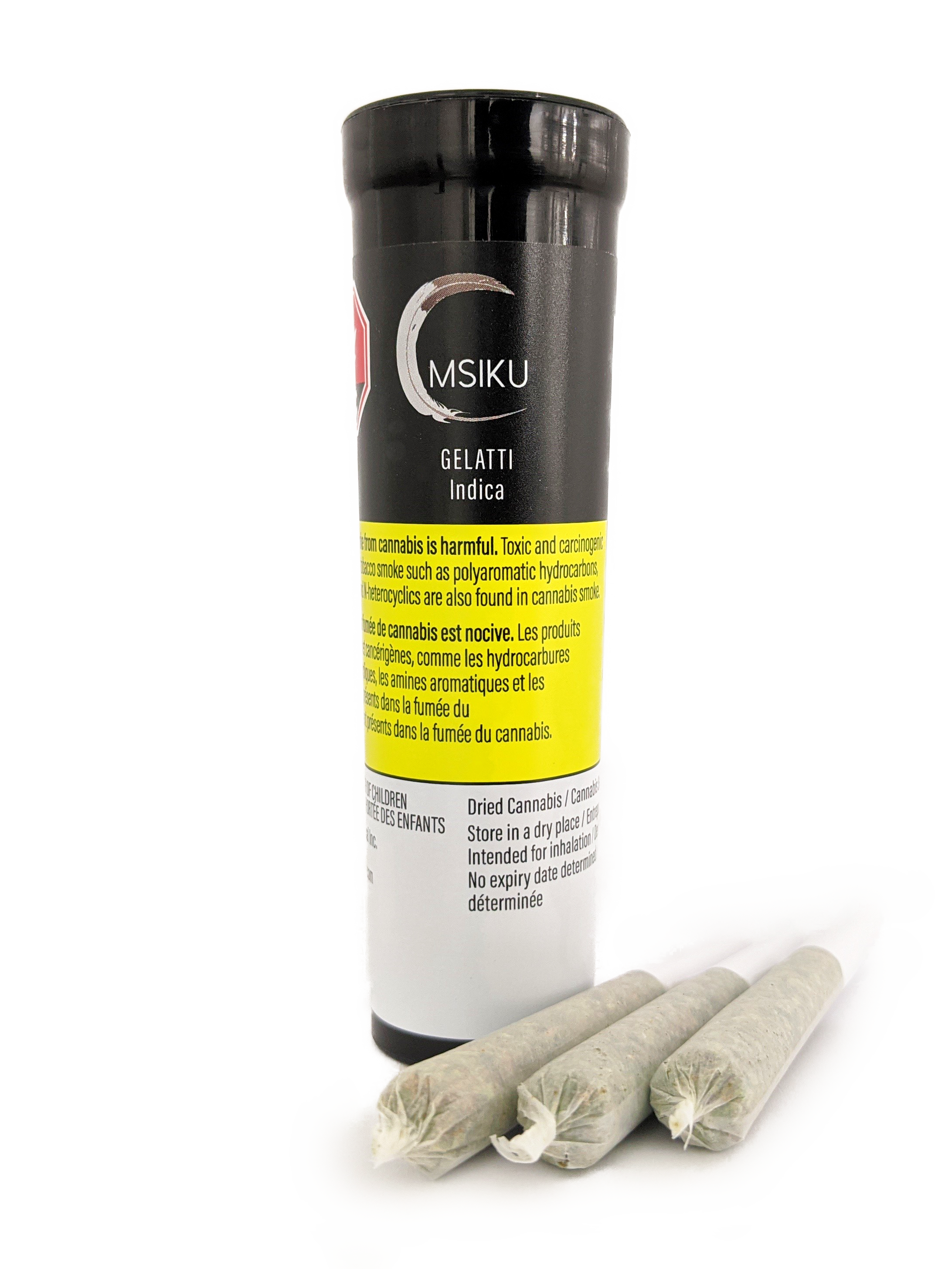 MSIKU GELATTI (IND) PRE-ROLLS - 0.5G X 3