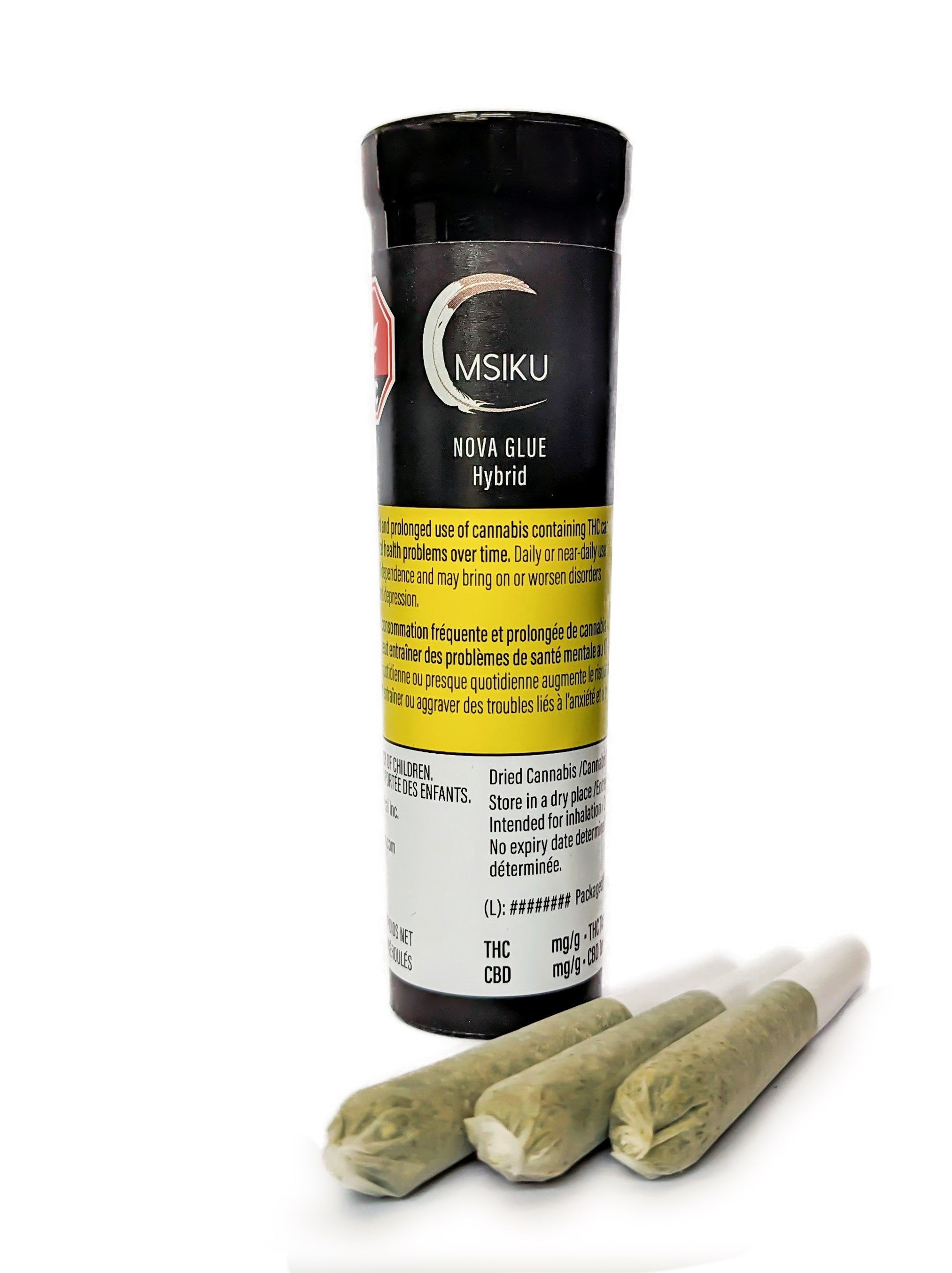 MSIKU NOVA GLUE (H) PRE-ROLLS - 0.5G X 3