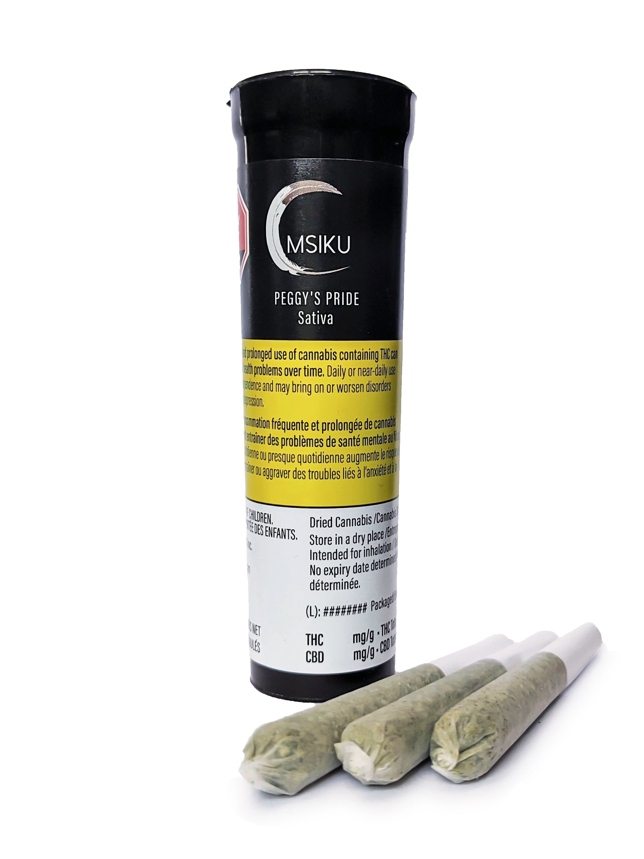 MSIKU PEGGY'S PRIDE (S) PRE-ROLLS - 0.5G X 3