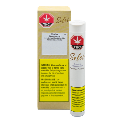 SOLEI UNPLUG (IND) PRE-ROLL - 0.33G X 3