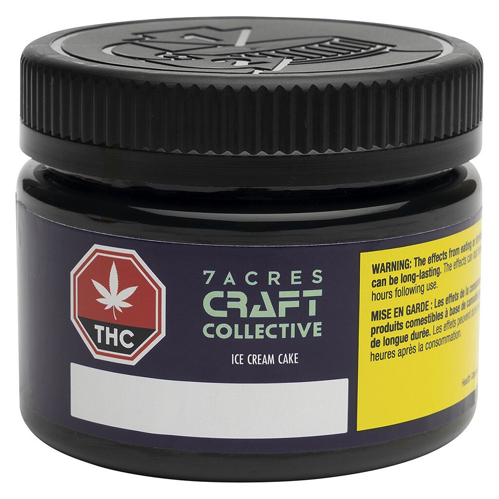 7ACRES CRAFT COLLECTIVE ICE CREAM CAKE (IND) DRIED - 3.5G