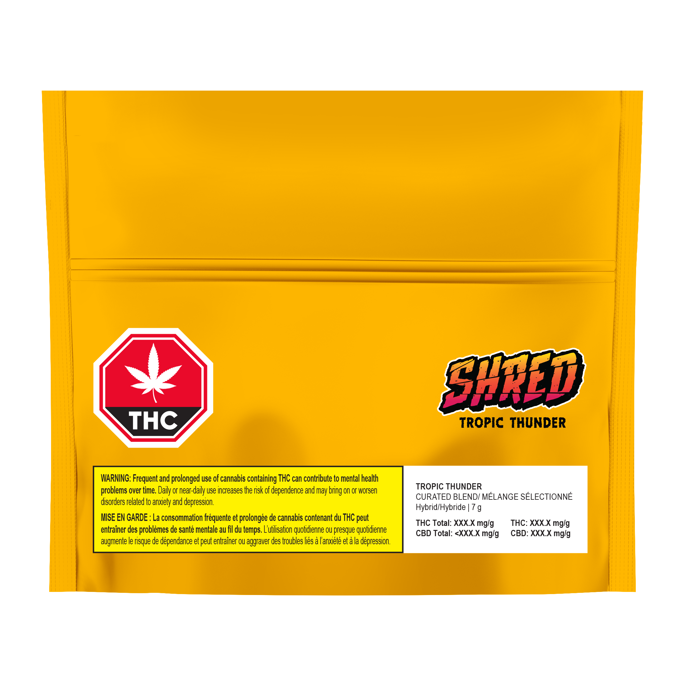 SHRED TROPIC THUNDER (S) MILLED - 7G