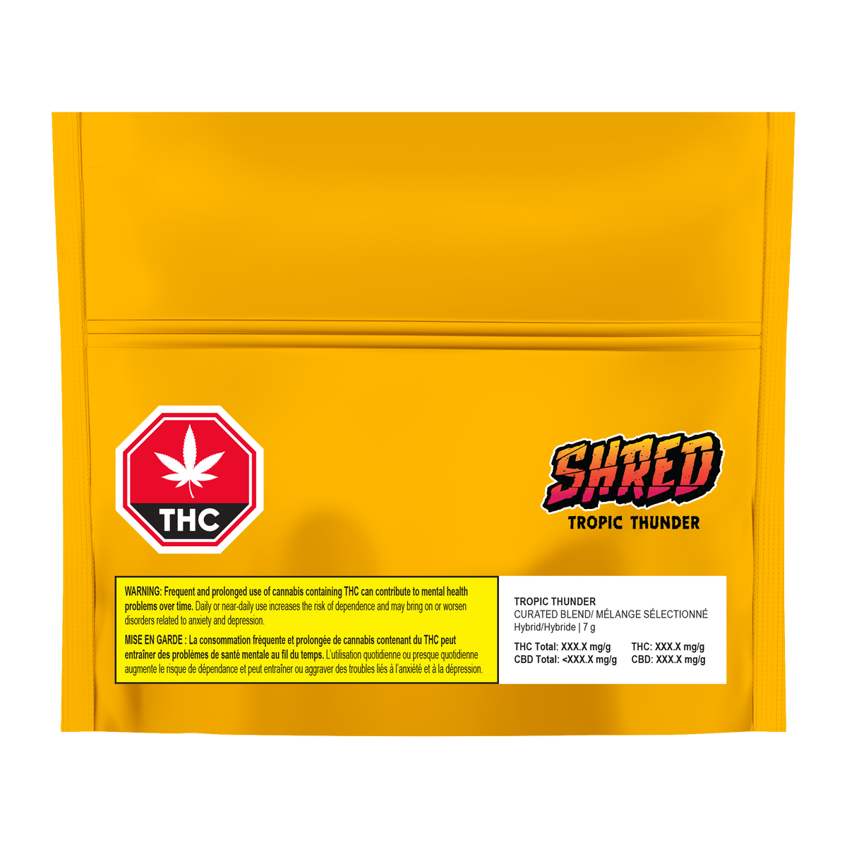 SHRED TROPIC THUNDER (S) MILLED - 7G