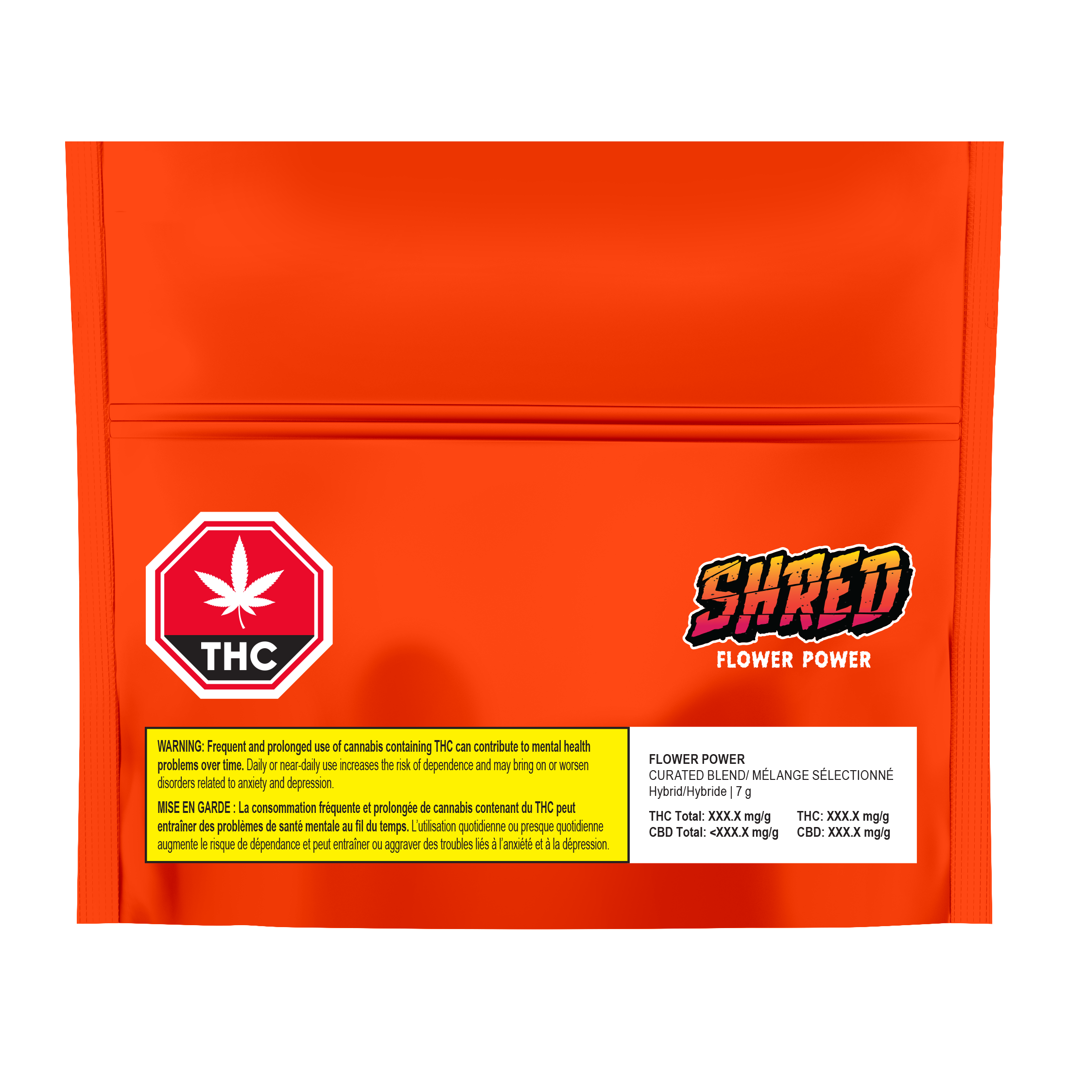 SHRED FLOWER POWER (S) MILLED - 7G