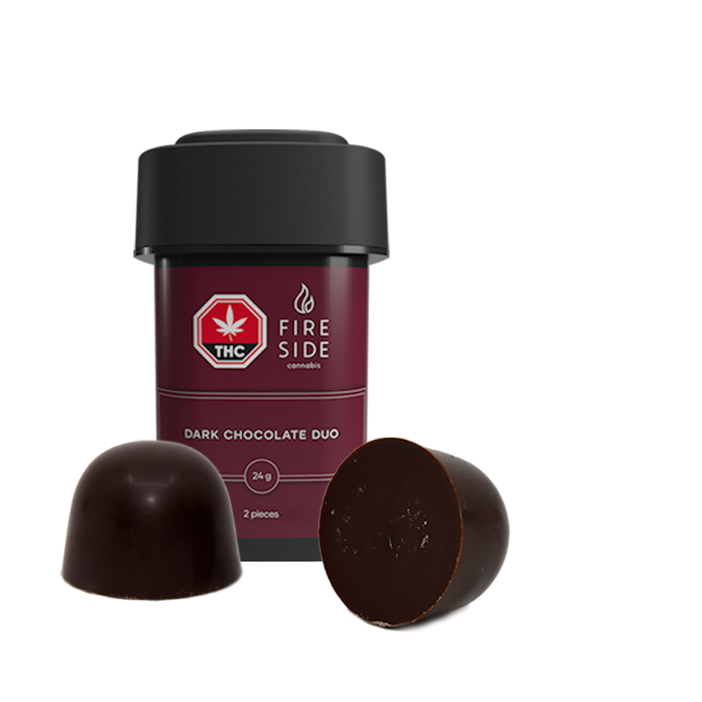 FIRESIDE DARK CHOCOLATE (H) CHOC - 5MG THC X 2