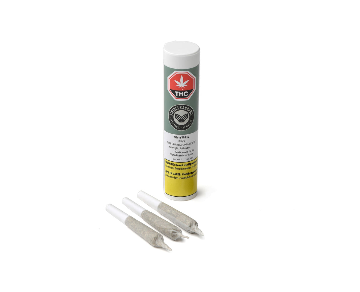 VIRIDIS WHITE WIDOW (IND) PRE-ROLL - 0.5G X 3