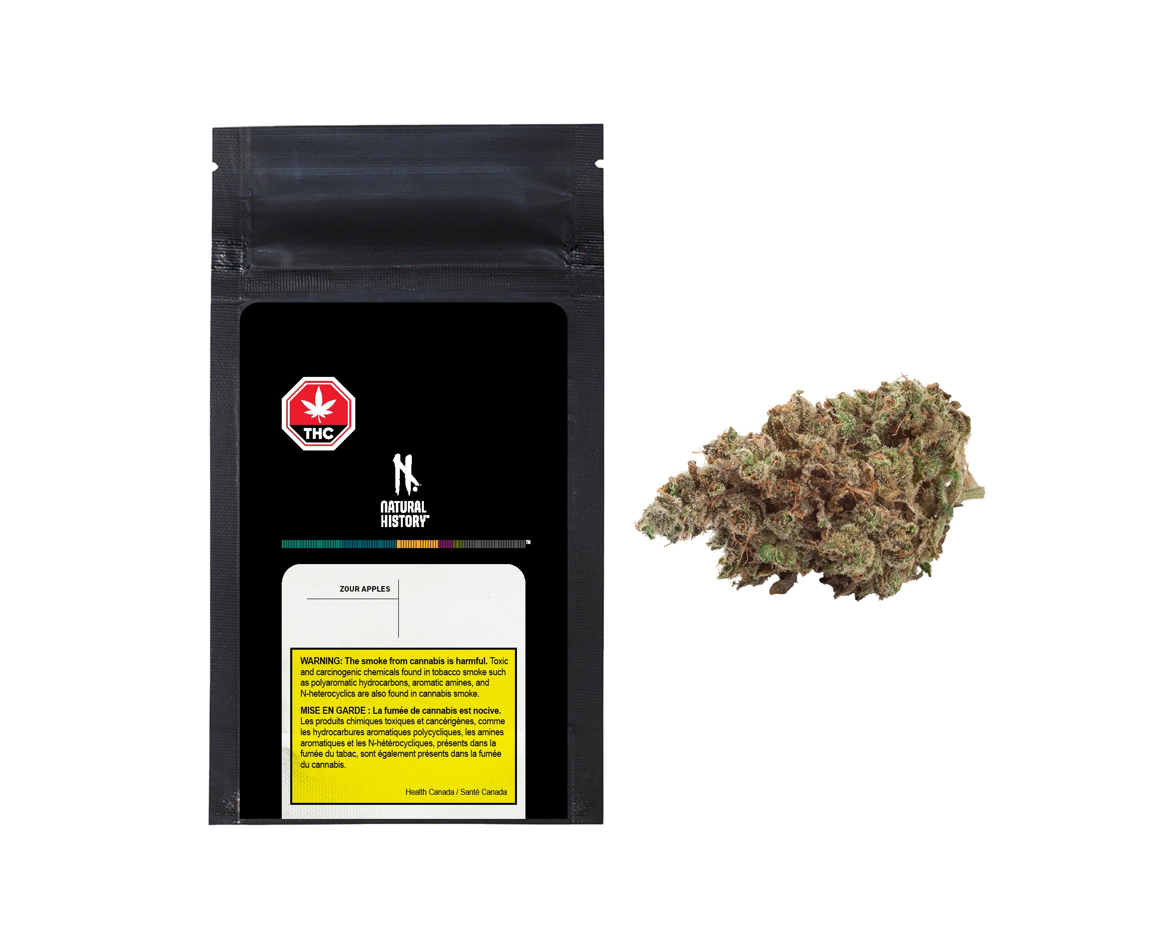 NATURAL HISTORY ZOUR APPLES (S) DRIED - 3.5G