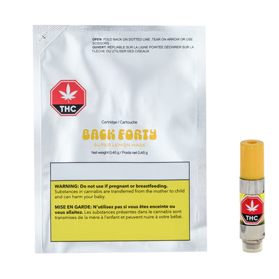 BACK FORTY SUPER LEMON HAZE (S) 510 - 0.45G